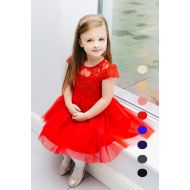 LaKey Hoppe sukienka koronkowa z tiulem dla dziewczynki - LaKey Hoppe sukienka koronkowa z tiulem dla dziewczynki 1